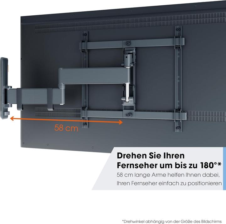 Image du produit Vogels Support mural pivotant et inclinable pour téléviseurs universel, certifié TÜV (Mur, 35 kg, 32" - 65")