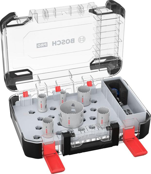Produktbild Bosch Professional Zubehör PRO Multi Material PC Plus Lochsägen-Set, 9-tlg. (19, 25, 30, 35, 40, 68 Millimeter)