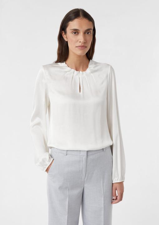 Immagine prodotto Comma Bluse Satinierte Bluse mit Raffung (38)