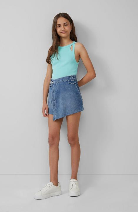 Produktbild S.Oliver T-Shirt Verkürztes Tanktop aus Rippware mit Cut-outs (170, 176)