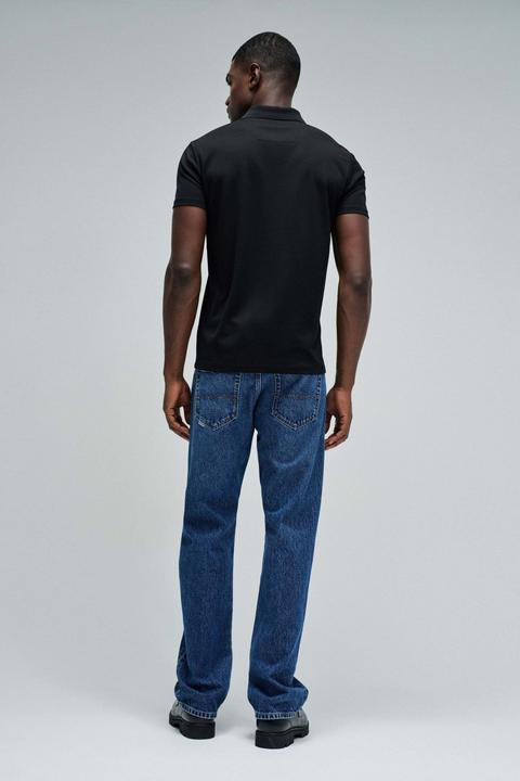 Produktbild Salsa Jeans Polo Pique Structure And Zip (S)