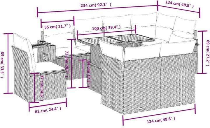 Produktbild vidaXL Malakai