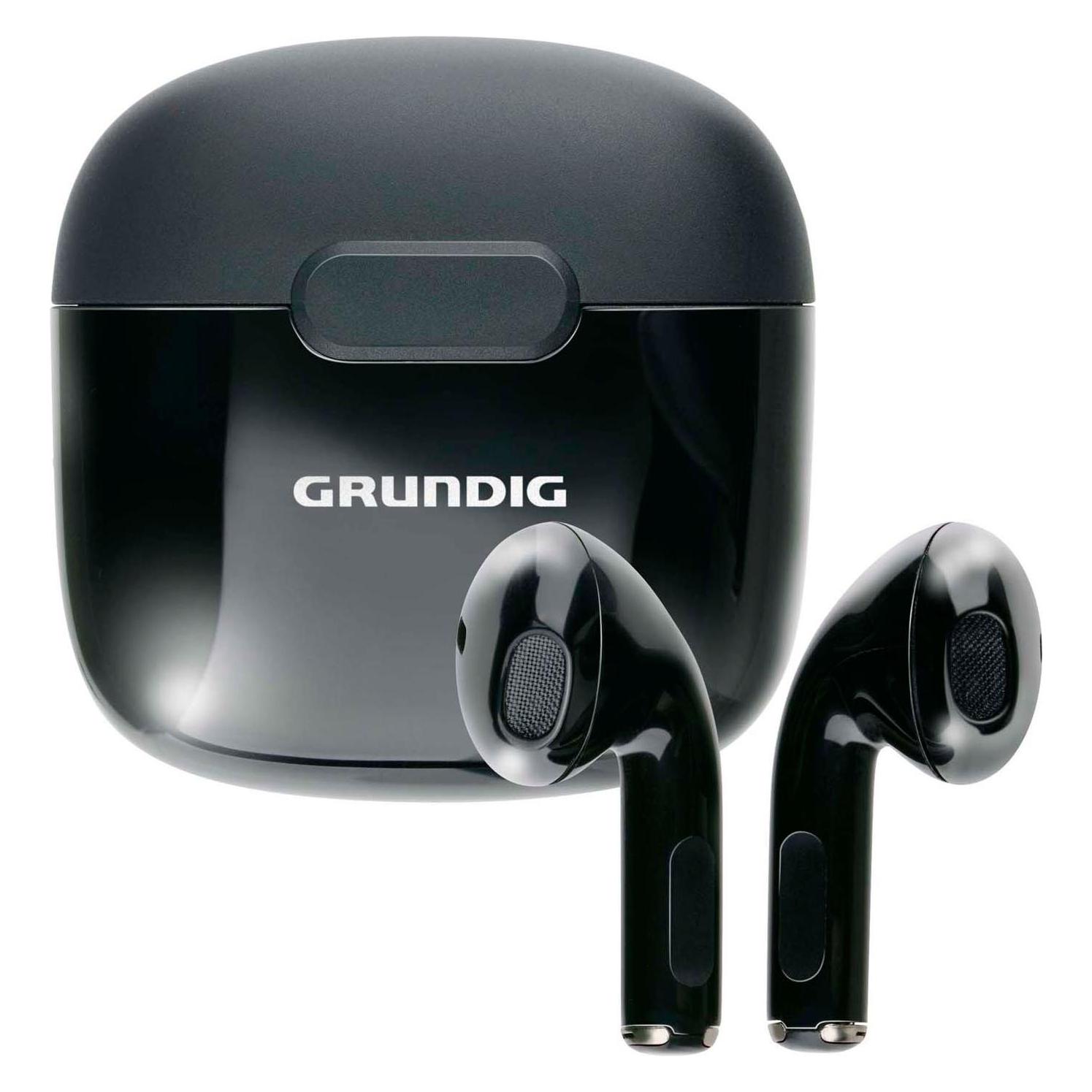 Grundig Ohrstöpsel Tws 200mAh (Passive Geräuschunterdrückung, 3 h, Kabellos), Kopfhörer, Schwarz