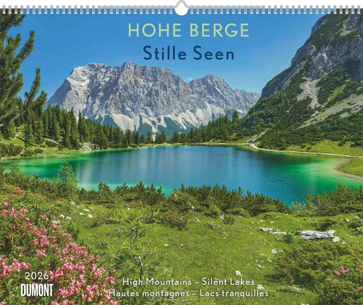 Produktbild Hohe Berge - Stille Seen 2026 - Wandkalender 52 x 42,5 cm - Spiralbindung (52 x 42,5 cm)