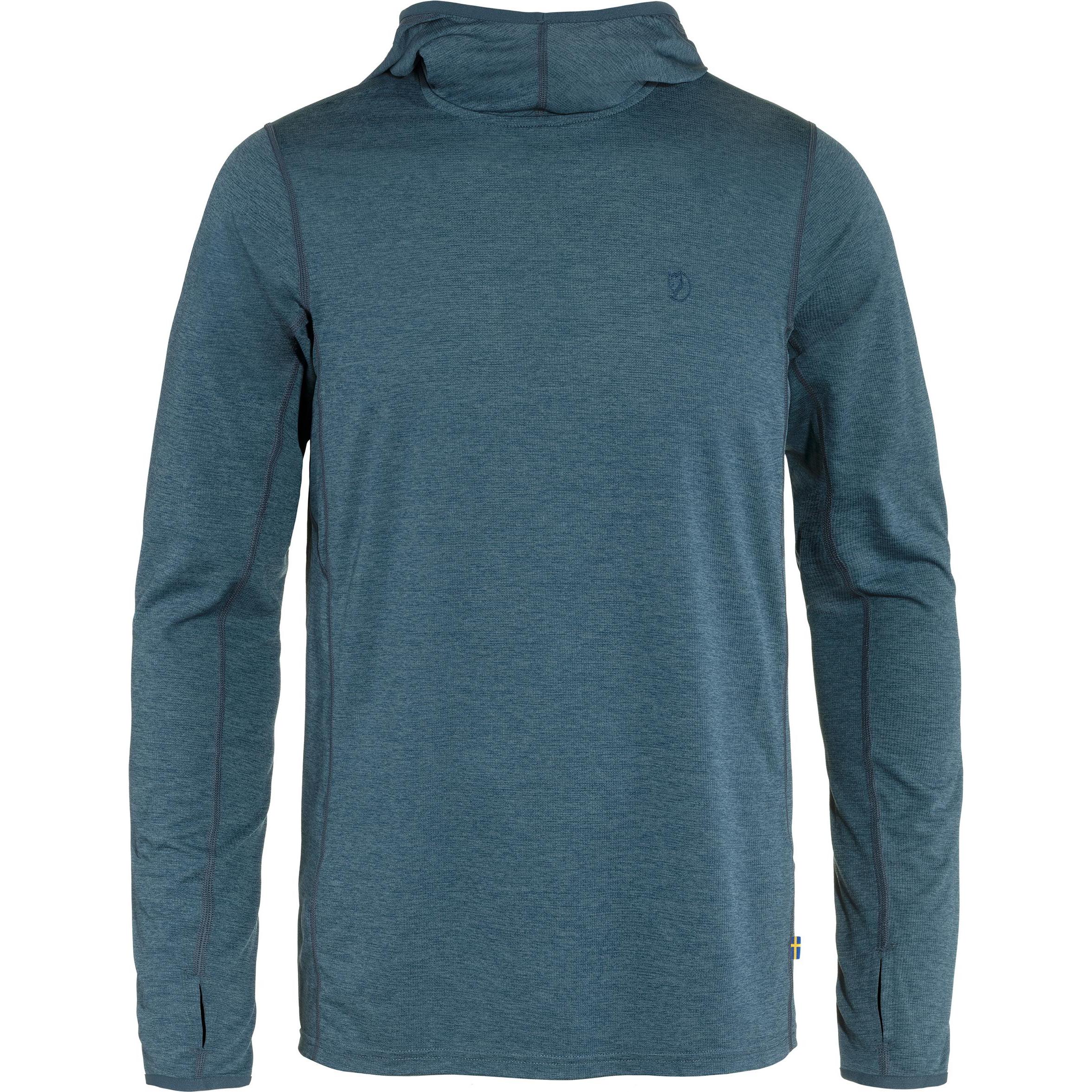 Fjällräven, Herren, Pullover, Abisko Sun-Hoodie, Blau, (M)
