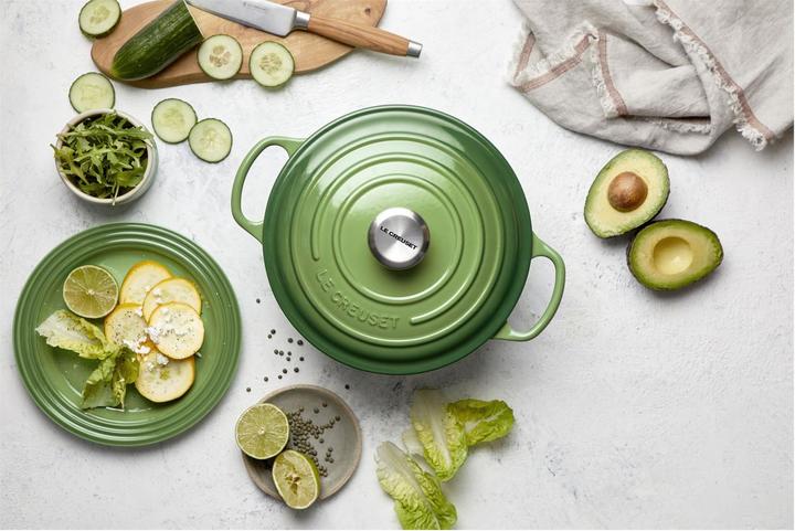 Actual product image Le Creuset roaster Signature Ø 24cm, round (24 cm, Casserole + Stewpot, Cast iron)