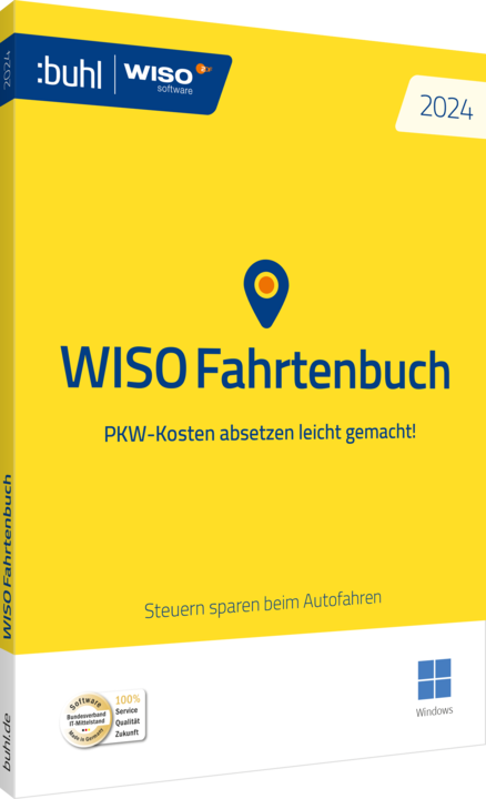 Buhl Data Service Buhl Data WISO Fahrtenbuch 2024 (Download) (1 User, unbegrenzt)