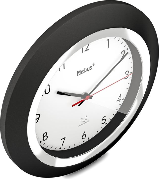 Actual product image Mebus 19451 Radio controlled wall clock (25 cm)