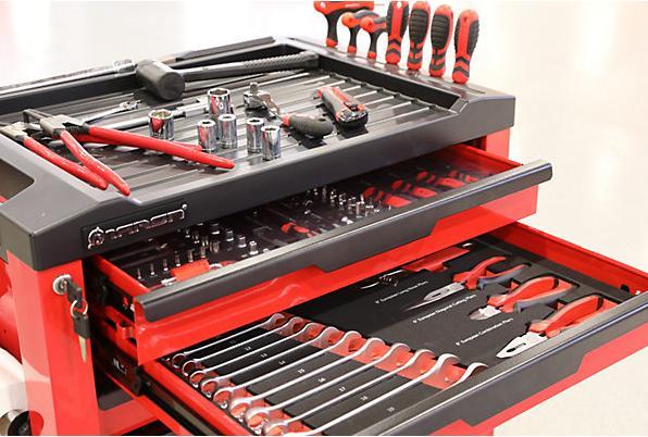Actual product image kaiserkraft Tool trolley incl. 145 tools (145x)
