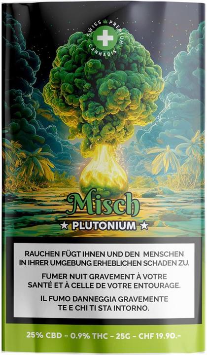 Immagine prodotto High Level Genetics Plutonium "Plutonium" CBD MISCH (25 g, Interno)