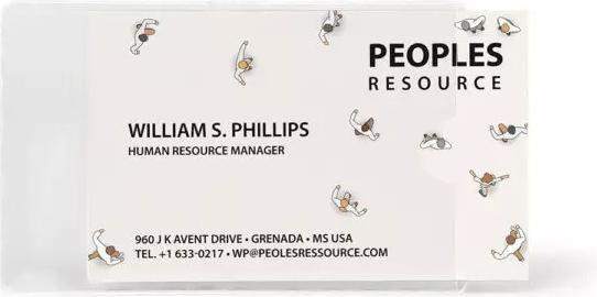 Actual product image Business Card Pockets (60 x 95 mm)