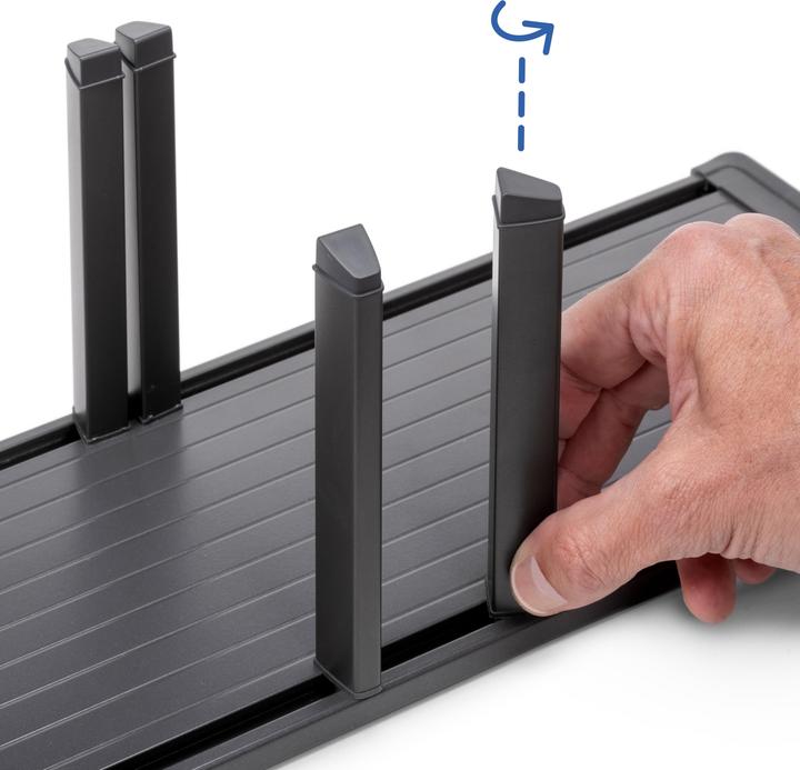 Produktbild Emuca Orderbox vertikaler Tellerhalter für Schublade