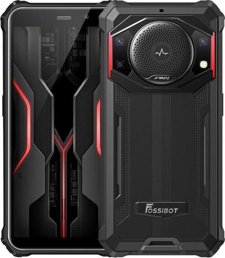 Actual product image Fossibot F101P (64 GB, Black, Red, 5.45", Dual SIM, 3G)