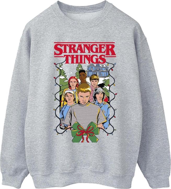 Immagine prodotto Netflix Stranger Things Christmas Poster Felpa Uomo (XL)