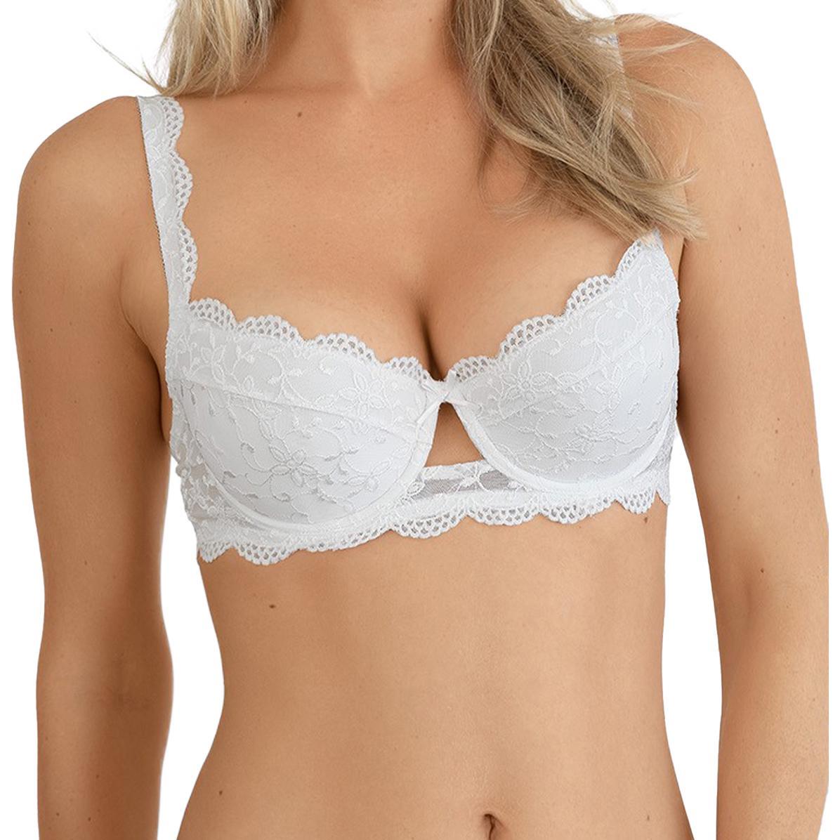 Thumbnail - Nina von C., BH, Silver Edition Dekollete - Dirndl Push Up BH, Weiss, (75 D, Einzelpack)