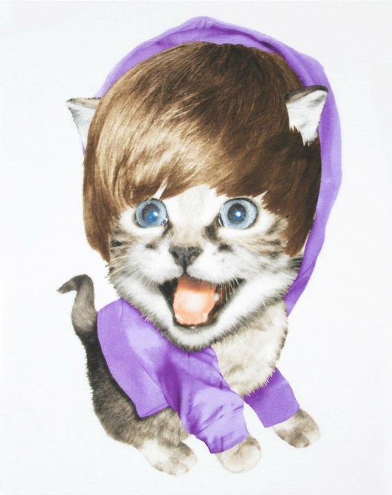 Produktbild Goodie Two Sleeves Baby Meow Tshirt (L)
