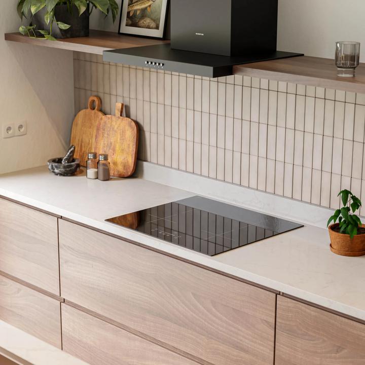 Actual product image Inventum IKI6008 - Inbouw inductie kookplaat - Zwart (59 cm, Induction hob)