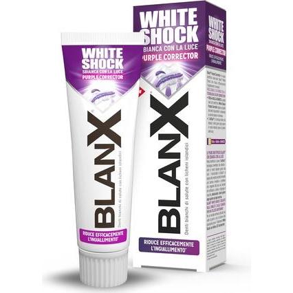 Blanx, Dentifricio, Correttore bianco shock viola (75 ml)