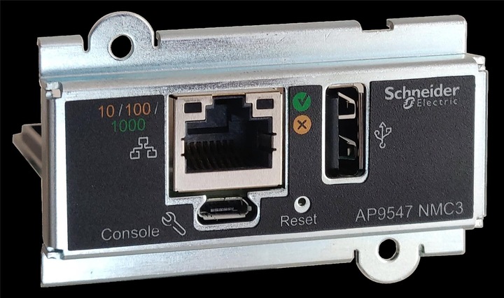 Produktbild APC Network Management Card 3 UPS Network Management Cards for Easy UPS 3 Series 3-Phase remotely mo