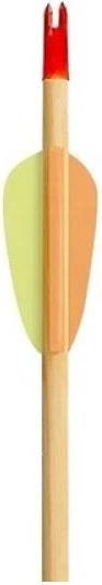 Actual product image Ek Archery Poe Lang Target Wooden 30 D-027A-B1 Wooden arrows 5 pcs