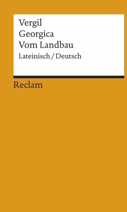 Produktbild Georgica / Vom Landbau (Deutsch, Vergil, 1994)