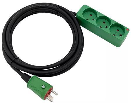 Produktbild Csdk SL Verlängerungskabel 10 Meter H07RN-F 3G1,5. 13A mit schlagfester 3-poliger Steckdose und Stecker