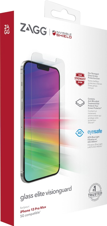 Immagine prodotto InvisibleShield Vetro Elite VisionGuard+ (1 Pezzo/i, Apple iPhone 13 Pro Max)