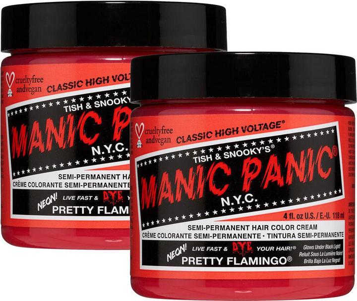 Immagine prodotto Skybound Tinta per capelli Cotton Candy Pink Classic Hot Pink Pretty Flamingo 118ml - Confezione da 3 (Un bel fenicottero)