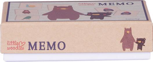 Actual product image Barbo Toys Memory, Memory-Spiel für Kinder, Little Woodies (2 - 4 Players)