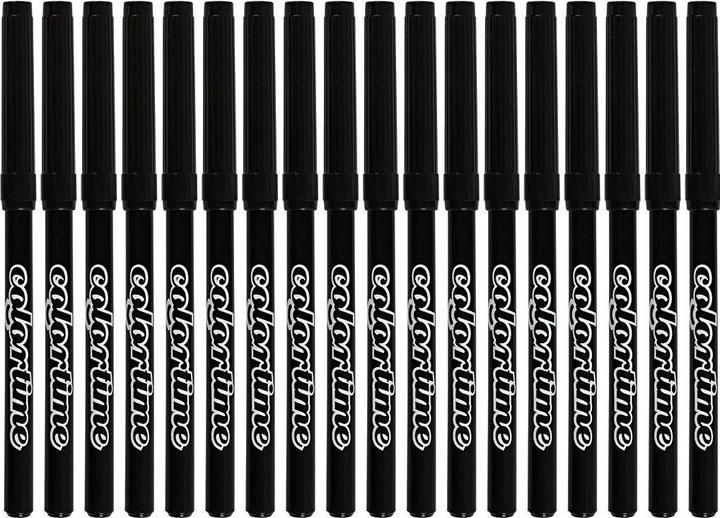 Actual product image Creativ Company Zwarte Stiften, 18st. (18x)