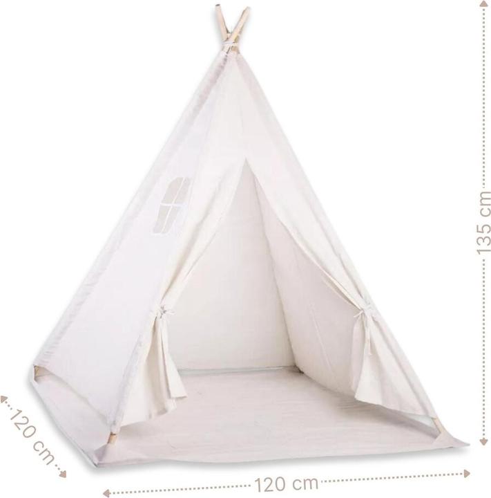 Actual product image Hermex Tipi für Kinder Zelt Spielzelt Kinderzelt Indoor-Zelt