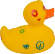 Actual product image Ootb Hippie rubber duck, approx. 10 cm