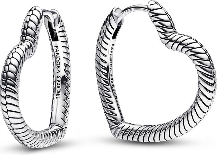 Pandora Créoles Moments Coeur (Argent sterling 925)
