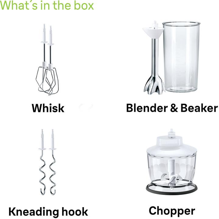 Immagine prodotto Braun MultiMix 5 HM5137WH (750 W)