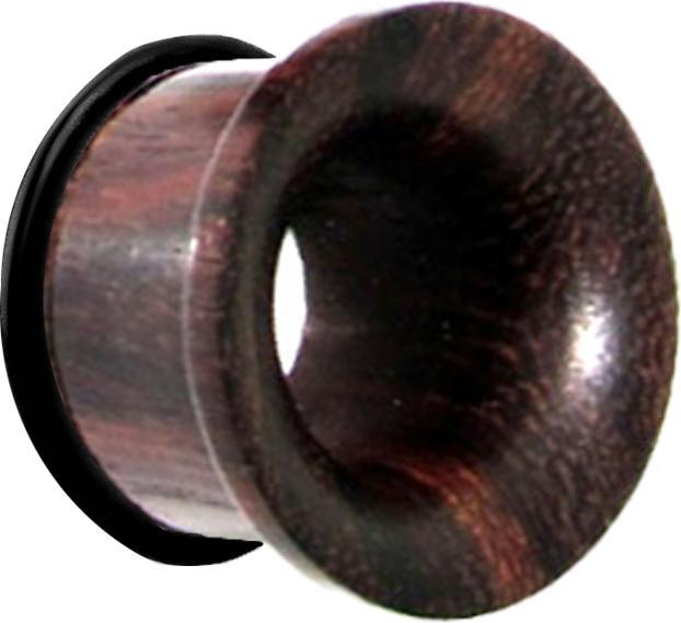 Produktbild Star Piercing Flared Tunnel aus Tamarind Holz mit O-Ring (ohne Messing, Organisch)