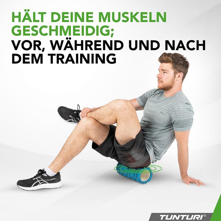 Immagine prodotto Tunturi Yoga Massageroller 33 cm Petrolblau