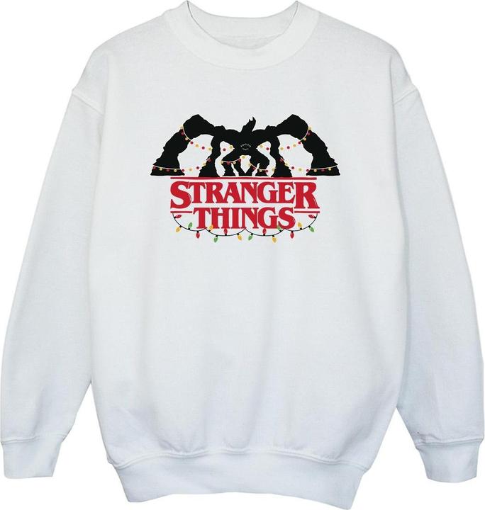 Produktbild Netflix Stranger Things Demogorgon Christmas Lights Sweatshirt Mädchen (128)