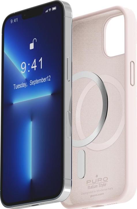 Actual product image Puro ICON MAG MagSafe case for Apple iPhone 14 Pro, pink (Apple iPhone 14 Pro)