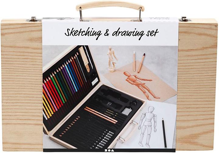 Produktbild Creativ Company Malstiftebox Set 51-teilig (51x)