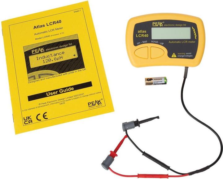 Actual product image Velleman Automatic passive component analyzer