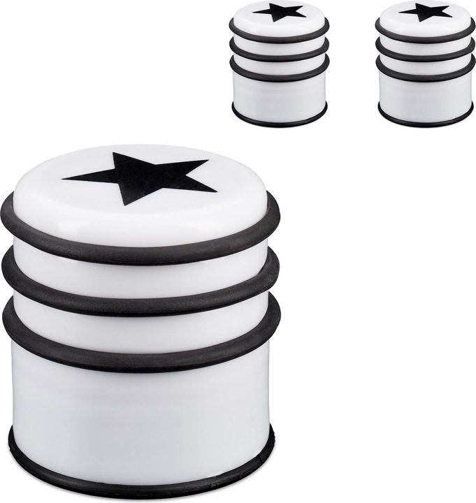 Actual product image Relaxdays 3x door stop (3 Piece, 7.5 x 7.5 x 8 cm)