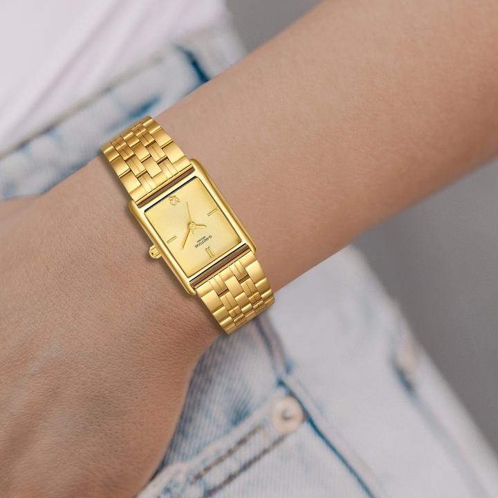 Actual product image Glanzstücke München Damen Quarzuhr gelbgold Edelstahl gelbgold - 38052 (22 mm)