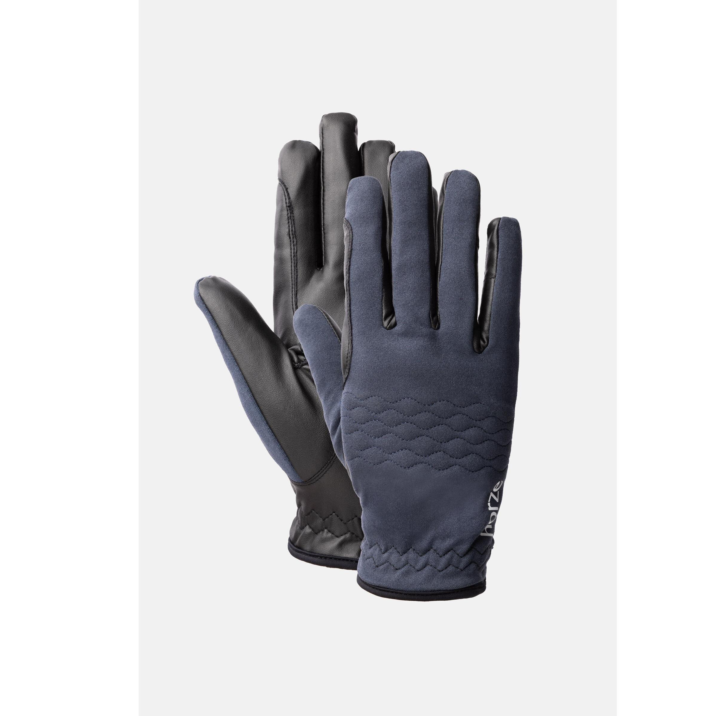 Horze, Herren, Handschuhe, reithandschuhe für alle jahreszeiten jimena, Blau, (6)