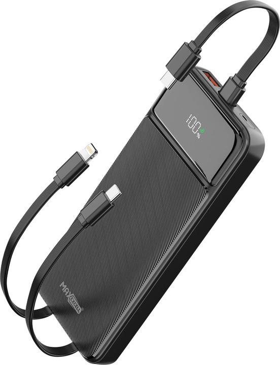 Akashi® Technology - Batterie Externe Power Bank 10000mah, Batterie de Secours Charge Rapide Double Entrée USB pour Smartphone et Tablettes, Noire