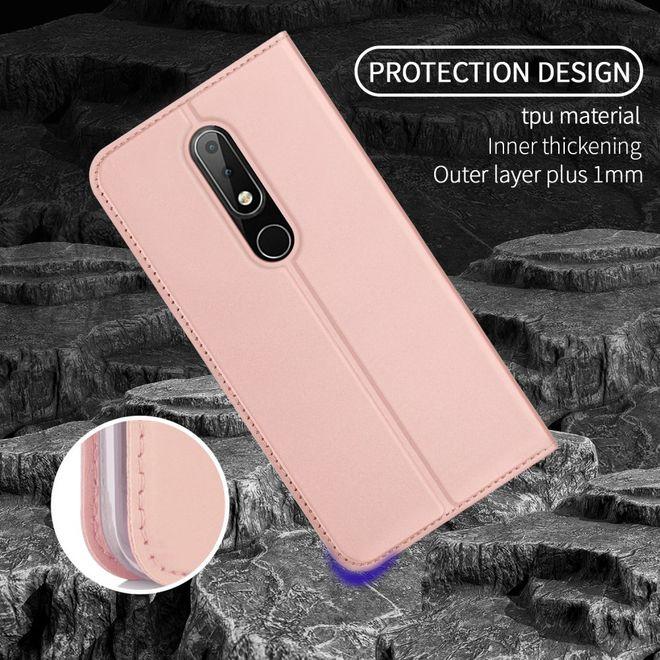 Produktbild MU Classic Classic Leder Bookcover Series (Nokia 6.1 Plus)