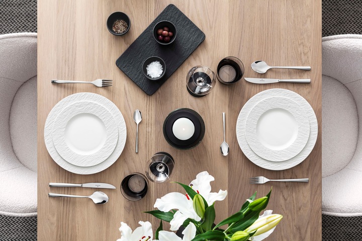 Actual product image Villeroy & Boch Gourmetteller Manufacture Rock blanc (1 x, 31.70 cm)