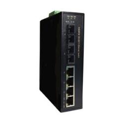 Barox PC-IA402-S - Unmanaged - L2 - Fast Ethernet (10/100) - Vollduplex - Wandmontage (4 Ports), Netzwerk Switch, Schwar...
