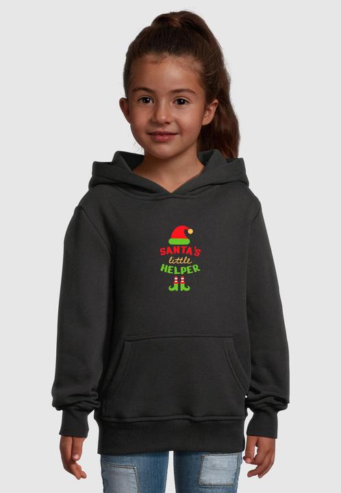 Produktbild Merchcode Kids Christmas Santa's Little Helper Hoody - 182089 (122, 128)