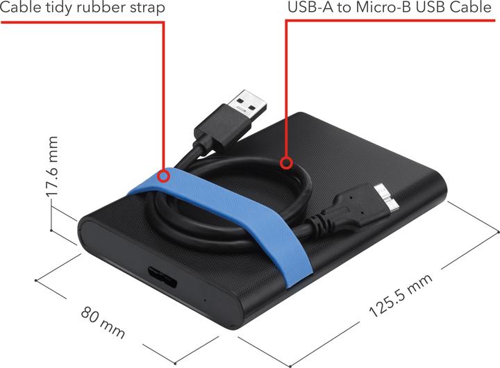 Productafbeelding Verbatim Store'N'Go kastenset (2.5")
