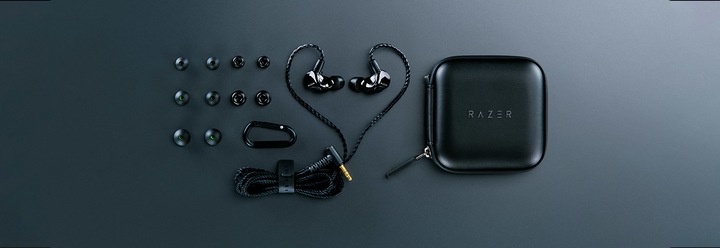 Actual product image Razer Moray - Ergonomic in-ear monitor for all-day streaming (Cable)